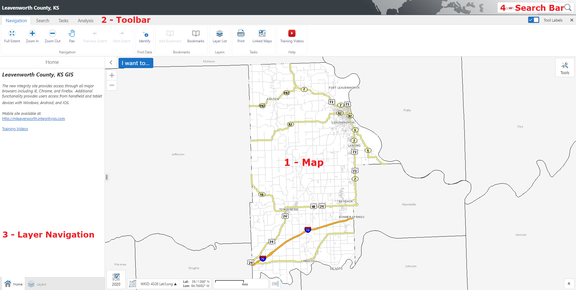 to Leavenworth County, KS